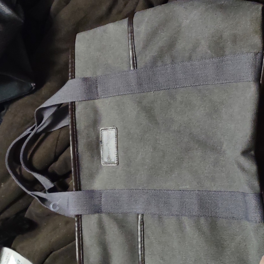 Sunny Snowy Gray Laptop/Tote bag